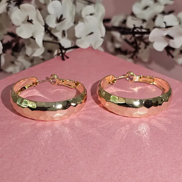 Gold_Plated_18K_Micro_Gleaming_Gold_Hoops_Earrings_For_Women