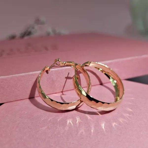 Gold_Plated_18K_Micro_Gleaming_Gold_Hoops_Earrings_For_Women
