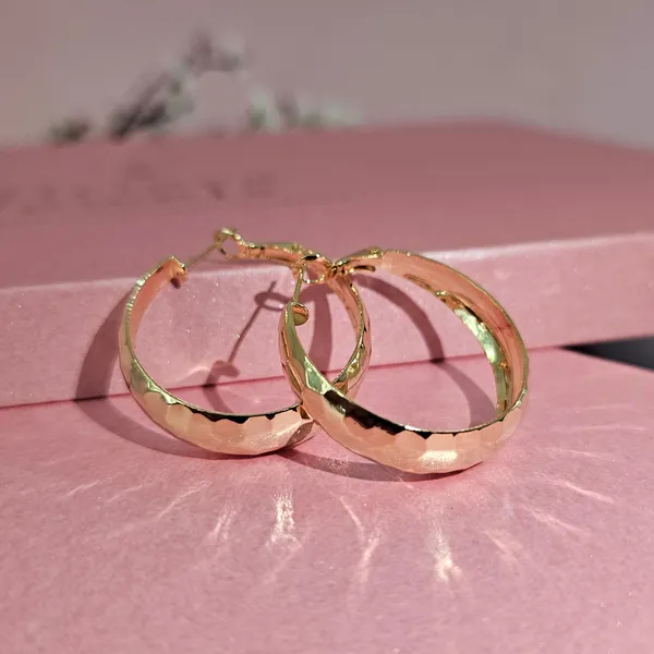 Gold_Plated_18K_Micro_Gleaming_Gold_Hoops_Earrings_For_Women