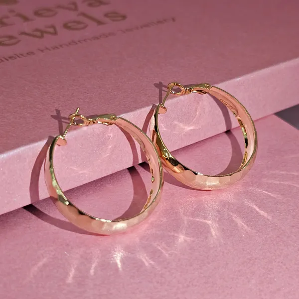 Gold_Plated_18K_Micro_Gleaming_Gold_Hoops_Earrings_For_Women
