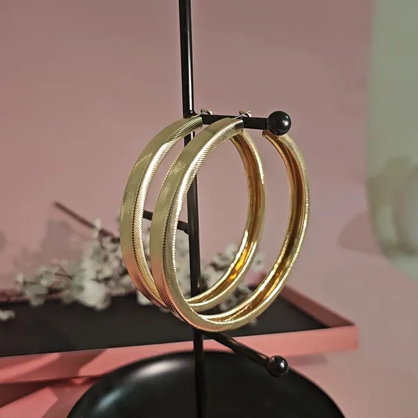 Gold_Plated_18K_Micro_Luminous_Large_Loops_Earrings_For_Women