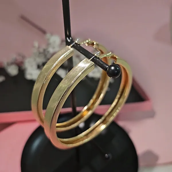 Gold_Plated_18K_Micro_Luminous_Large_Loops_Earrings_For_Women
