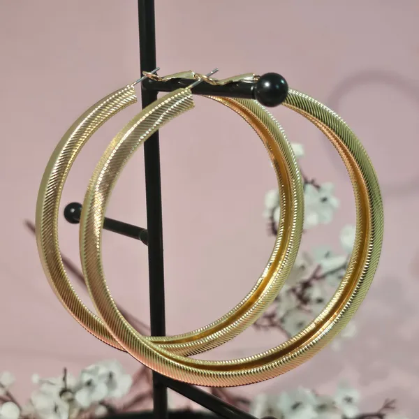 Gold_Plated_18K_Micro_Luminous_Large_Loops_Earrings_For_Women