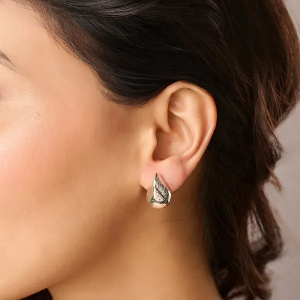 Gold_And_Silver_Plated_18K_Teardrop_Earring_For_Women