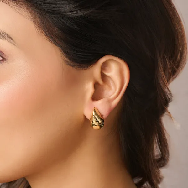 Silver_18K_Gold_And_Silver_Plated_Teardrop_Earring_For_Women