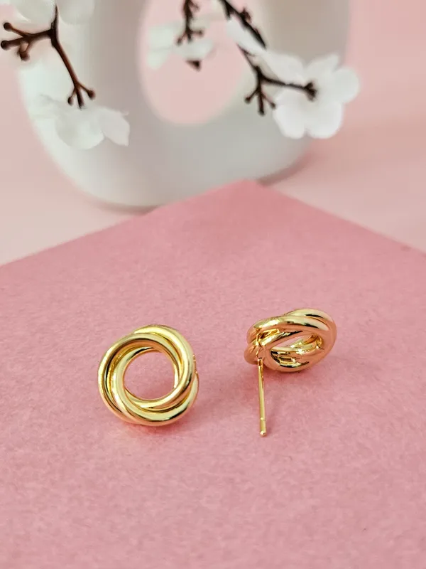 Gold_Plated_18K_Micro_Twisted_Loop_Earrings_For_Women