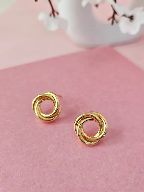 Gold_Plated_18K_Micro_Twisted_Loop_Earrings_For_Women