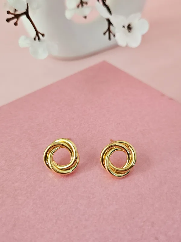 Gold_Plated_18K_Micro_Twisted_Loop_Earrings_For_Women