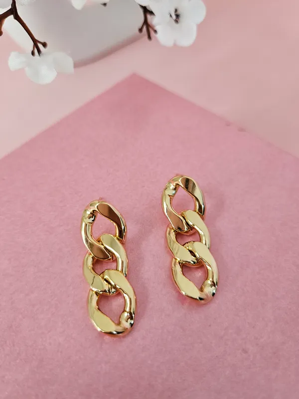 Gold_Plated_18K_Micro_Triple_Happiness_Earrings_For_Women