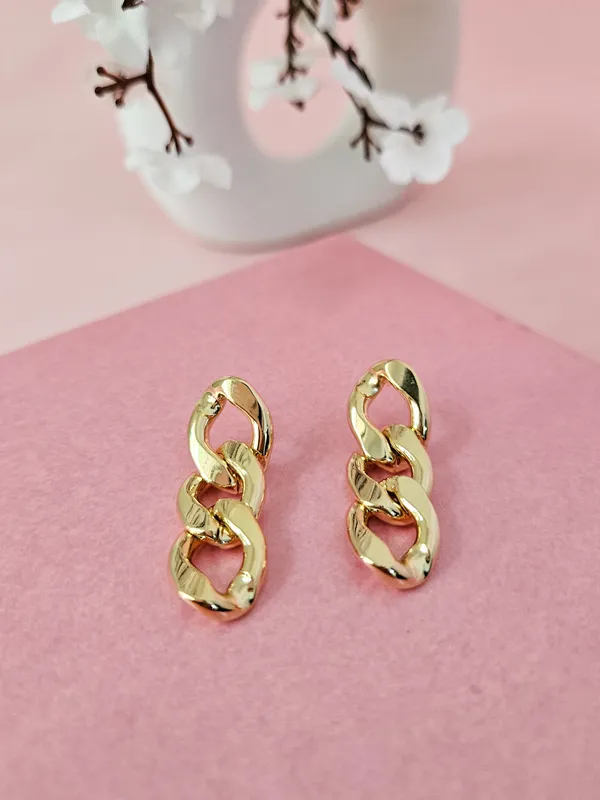 Gold_Plated_18K_Micro_Triple_Happiness_Earrings_For_Women