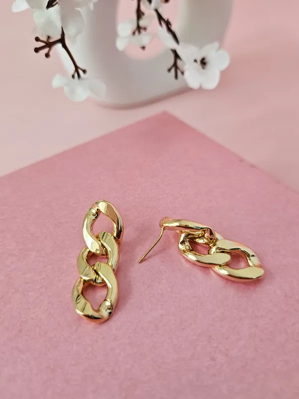 Gold_Plated_18K_Micro_Triple_Happiness_Earrings_For_Women