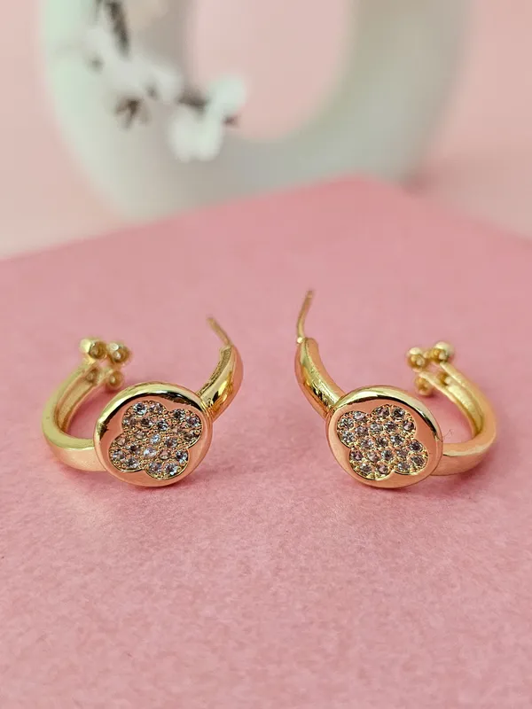 Gold_Plated_18K_Micro_Emberlight_Clover_Earrings_For_Women