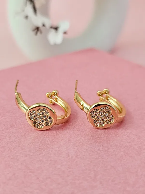 Gold_Plated_18K_Micro_Emberlight_Clover_Earrings_For_Women