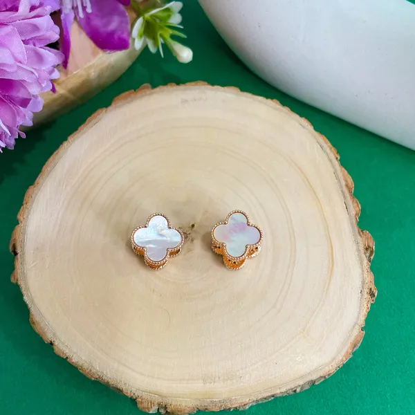 Rose_Gold_Plated_14K_Micro_Clover_Rose_Gold_Studs_For_Women