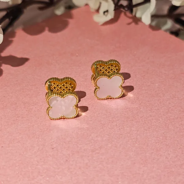 Gold_Plated_18K_Micro_Clover_Gold_Studs_For_Women