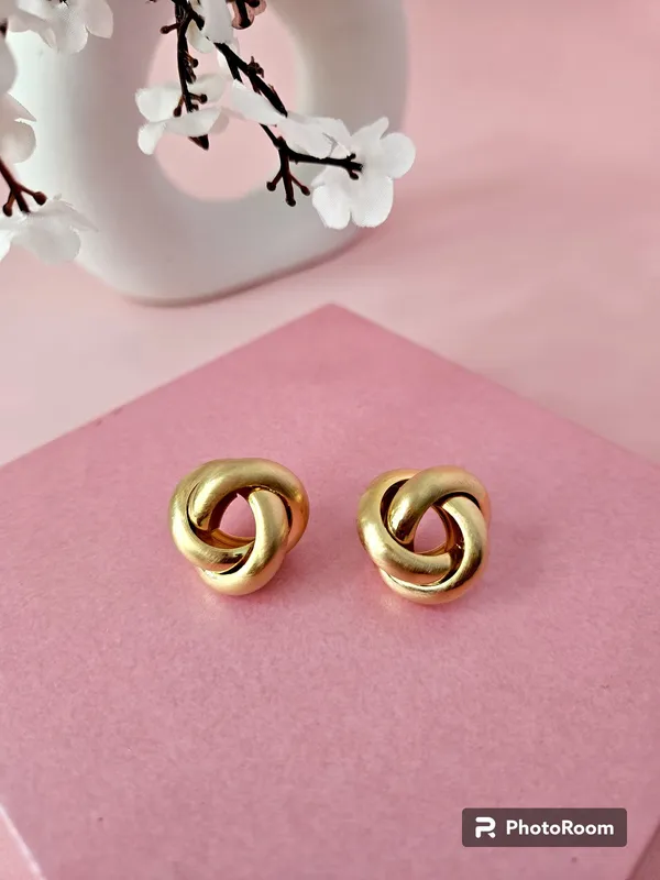 Gold_Plated_18K_Micro_Aquila_Twisted_Loops_For_Women