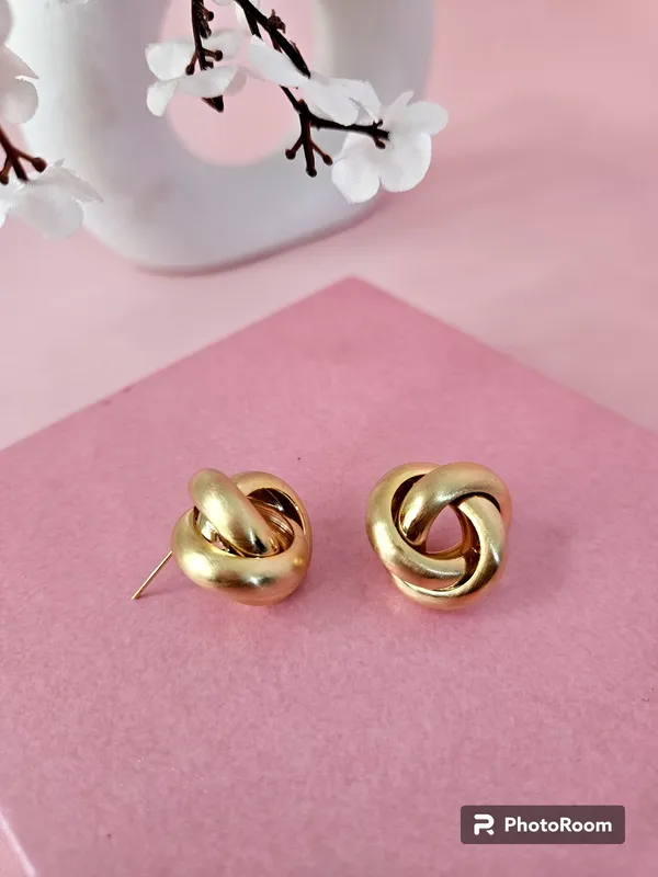 Gold_Plated_18K_Micro_Aquila_Twisted_Loops_For_Women