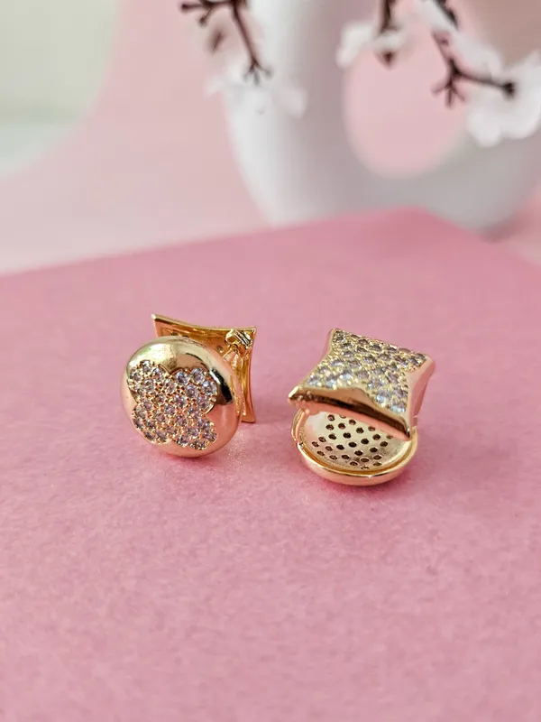 Gold_Plated_18K_Micro_Whispering_Stone_Earrings_For_Women
