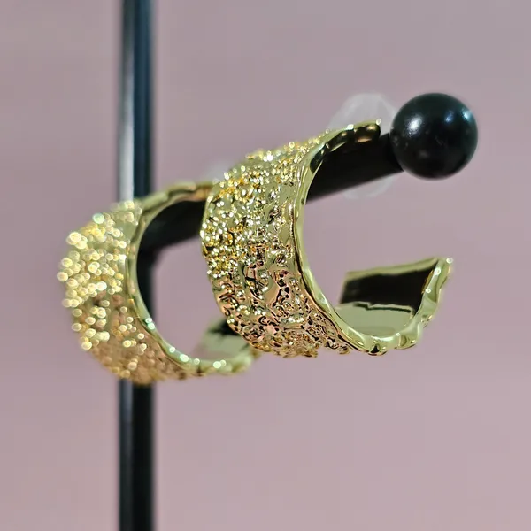 Gold_Plated_18K_Micro_Sunbeam_Hoops_Earrings_For_Women
