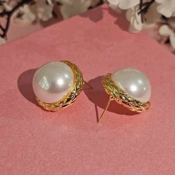 Gold_Plated_18K_Micro_Gilded_Pearls_Earrings_For_Women