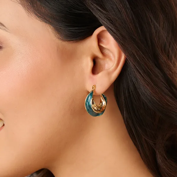 Blue_Gold_Plated_18K_Micro_Ruby_Rhythm_Earrings_For_Women