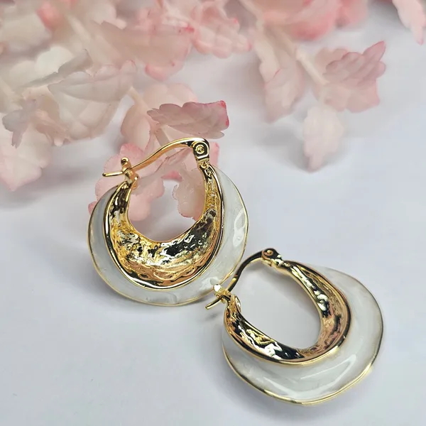 White_Gold_Plated_18K_Micro_Ruby_Rhythm_Earrings_For_Women