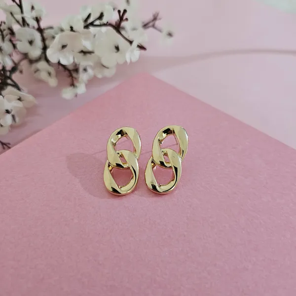 Gold_Plated_18K_Micro_Dazzling_Double-Strand_Drop_Earrings_For_Women