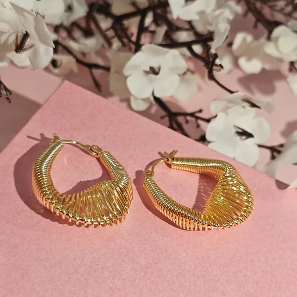 Gold_Plated_18K_Micro_Sunbeam_Spiral_Hoop_Earrings_For_Women