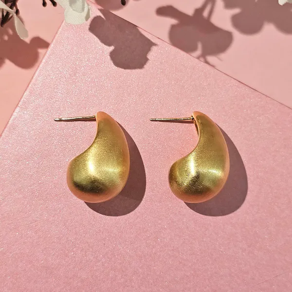 Gold_Plated_18K_Micro_Pear_Shape_Studs_For_Women