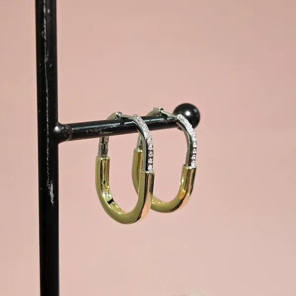 Gold_Plated_18K_Micro_Two-Tone_Diamond_Hoop_Earrings_For_Women