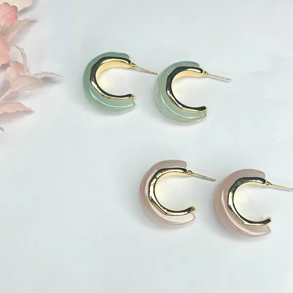 Pink_Gold_Plated_18K_Micro_Blooming_Brilliance_Earrings_For_Women