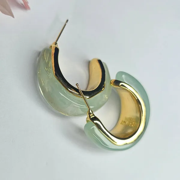 Green_Gold_Plated_18K_Micro_Blooming_Brilliance_Earrings_For_Women