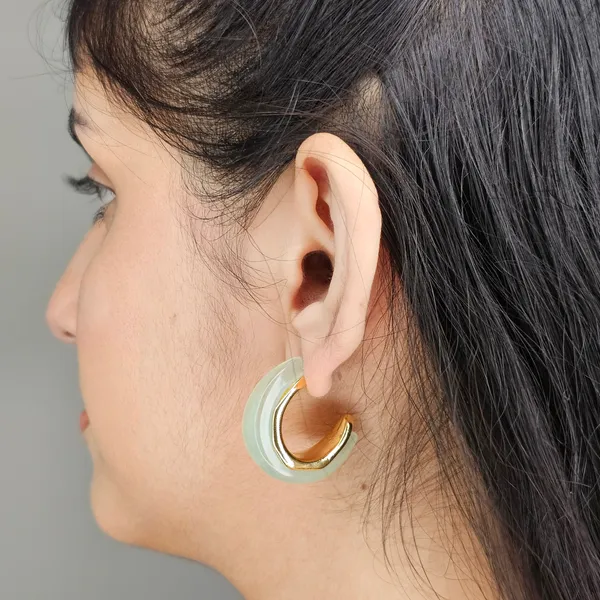Green_Gold_Plated_18K_Micro_Blooming_Brilliance_Earrings_For_Women