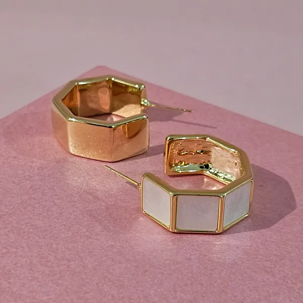 Gold_Plated_18K_Micro_Pearl_Square_Hoops_For_Women