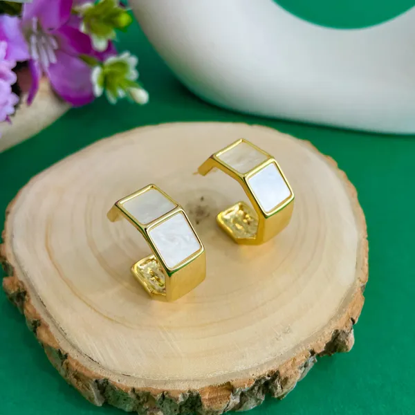 Gold_Plated_18K_Micro_Pearl_Square_Hoops_For_Women
