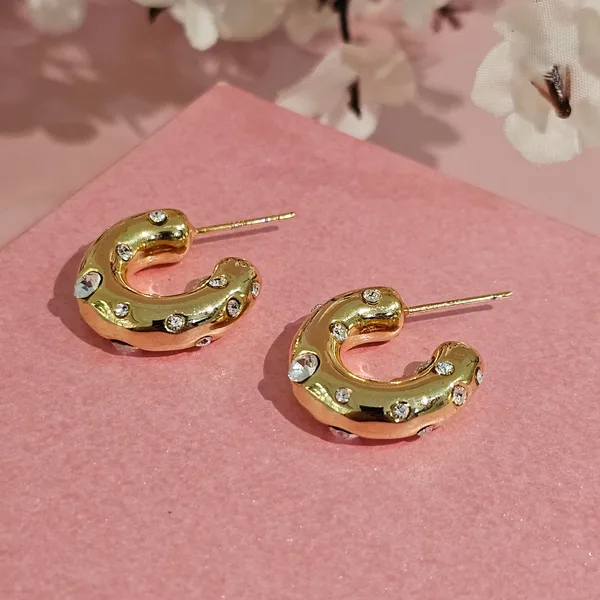 Gold_Plated_18K_Micro_Half_Studded_Hoop_For_Women