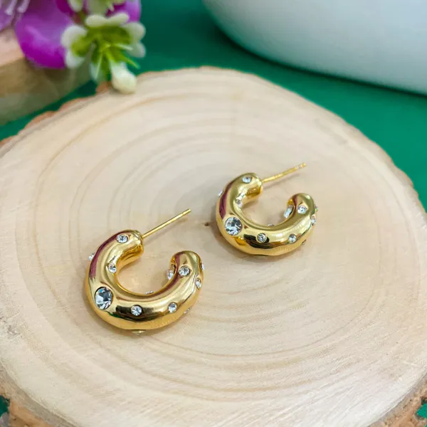 Gold_Plated_18K_Micro_Half_Studded_Hoop_For_Women