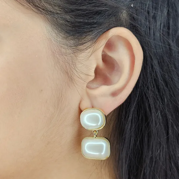 White_Gold_Plated_18K_Micro_Luminous_Pearl_Earrings_For_Women