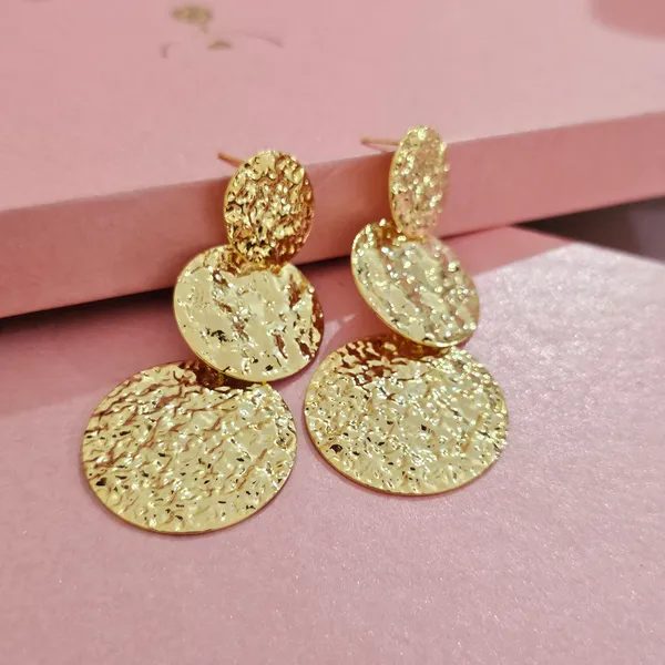 Gold_Plated_18K_Micro_Sunburst_Drop_Earrings_For_Women