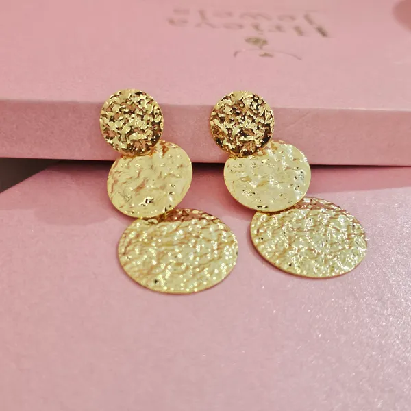 Gold_Plated_18K_Micro_Sunburst_Drop_Earrings_For_Women