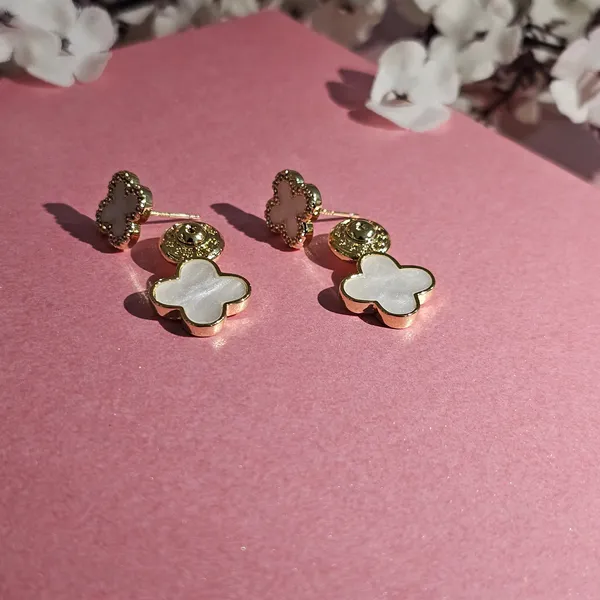 Gold_Plated_18K_Micro_Gilded_Clovers_Earrings_For_Women