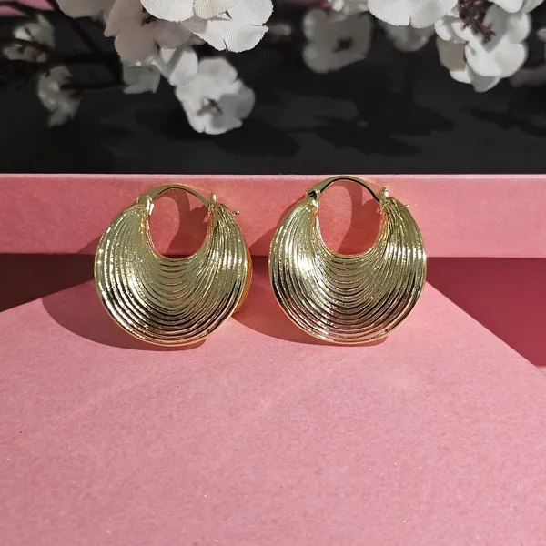 Gold_Plated_18K_Micro_Endless_Swirl_Earrings_For_Women