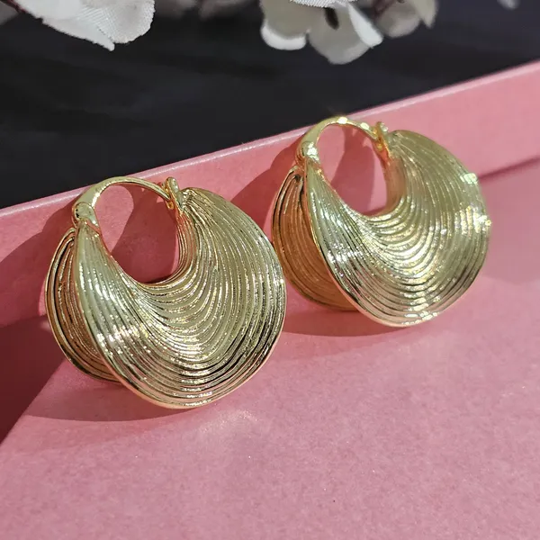 Gold_Plated_18K_Micro_Endless_Swirl_Earrings_For_Women