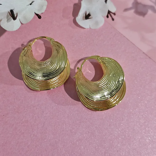 Gold_Plated_18K_Micro_Endless_Swirl_Earrings_For_Women