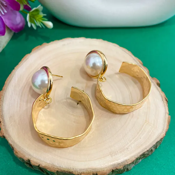 Gold_Plated_18K_Micro_Pearl_Stud_With_Hoops_For_Women