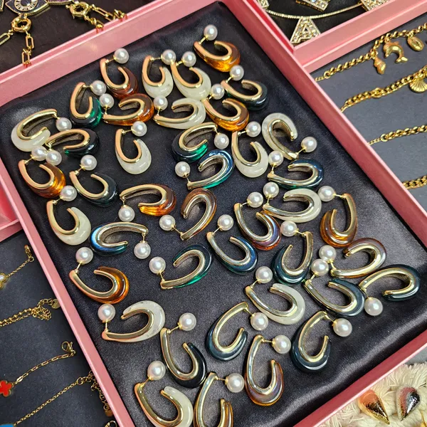 White_Gold_Plated_18K_Micro_Captivating_Cascades_Earrings_For_Women