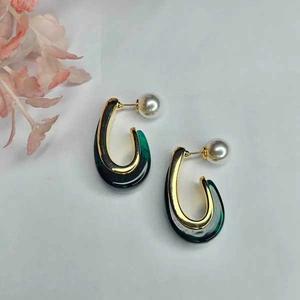 Green_Gold_Plated_18K_Micro_Captivating_Cascades_Earrings_For_Women