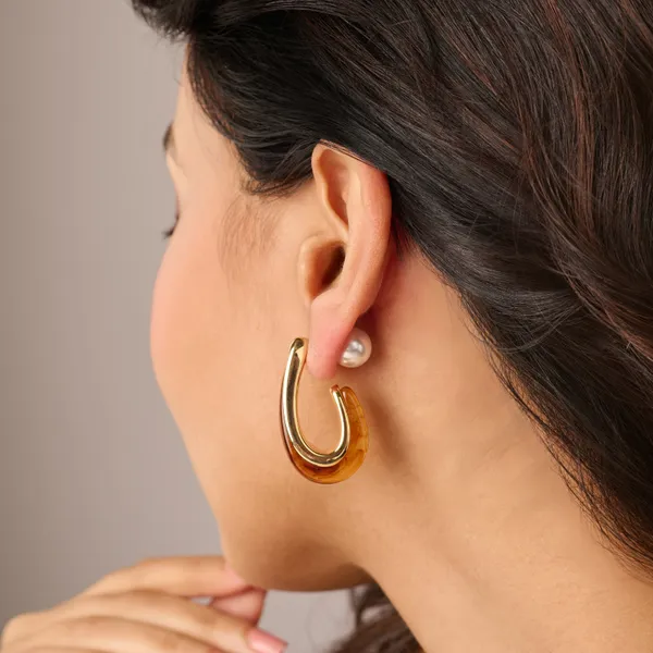 Brown_Gold_Plated_18K_Micro_Captivating_Cascades_Earrings_For_Women