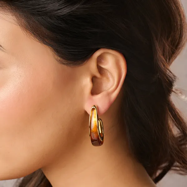 Brown_Gold_Plated_18K_Micro_Captivating_Cascades_Earrings_For_Women