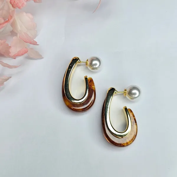 Brown_Gold_Plated_18K_Micro_Captivating_Cascades_Earrings_For_Women